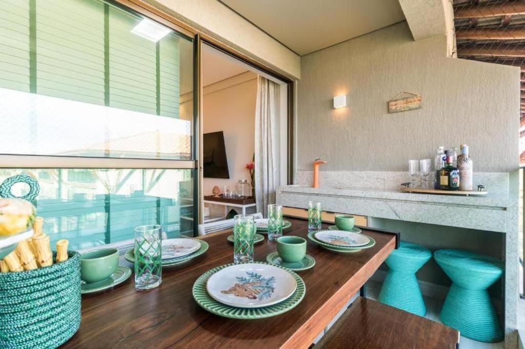 Super Flat De Luxo Em Muro Alto Pôrto das Galinhas Esterno foto